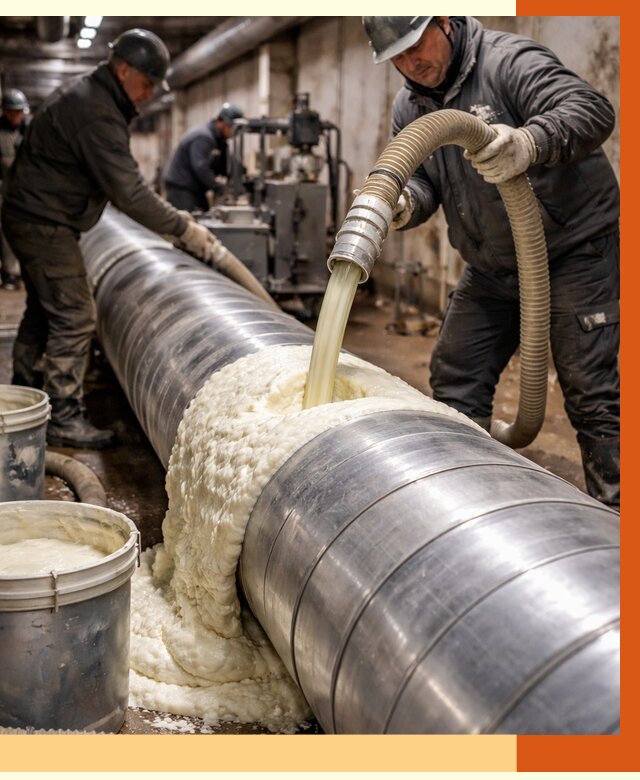 Утепление теплотрассы жидкой теплоизоляцией в Еманжелинске от 4314 руб. | ТепломастерМнж