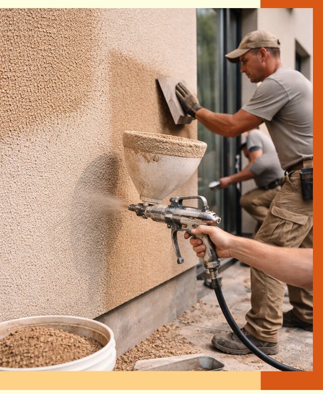 Утепление фасада жидкой пробкой в Еманжелинске от 4930 руб./м² под ключ | ТепломастерМнж