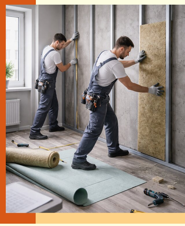 Шумоизоляция квартиры под ключ в Еманжелинске — профессионально и гарантированно