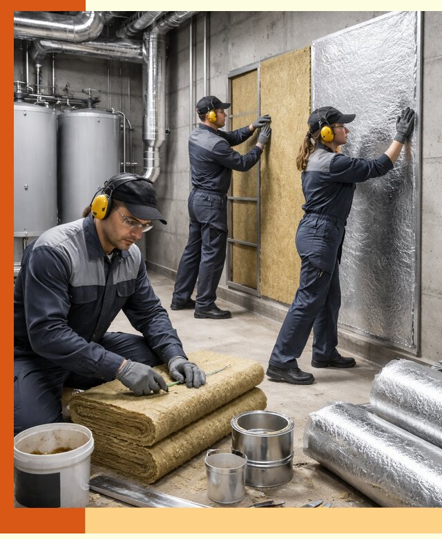 Шумоизоляция котельной в Еманжелинске: профессиональный монтаж и материалы