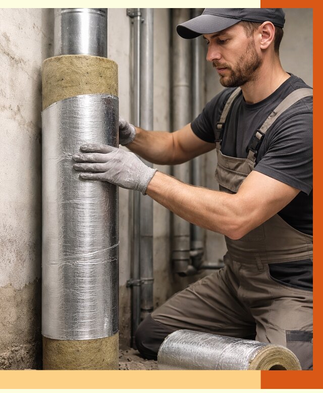 Шумоизоляция труб в Еманжелинске от 1233 руб. — шумоподавление и звукоизоляция труб | ТепломастерМнж