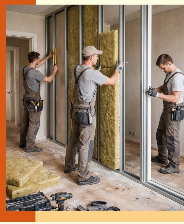 Шумоизоляция межкомнатных перегородок в Еманжелинске эффективно и надёжно