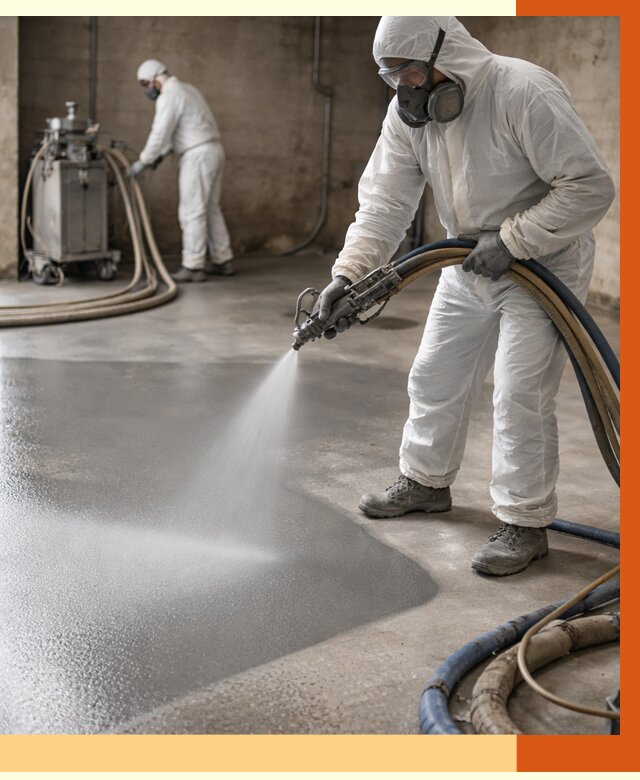 Гидроизоляция полимочевиной в Еманжелинске от 8730 руб/м² — напыление полимерной гидроизоляции | ТепломастерМнж