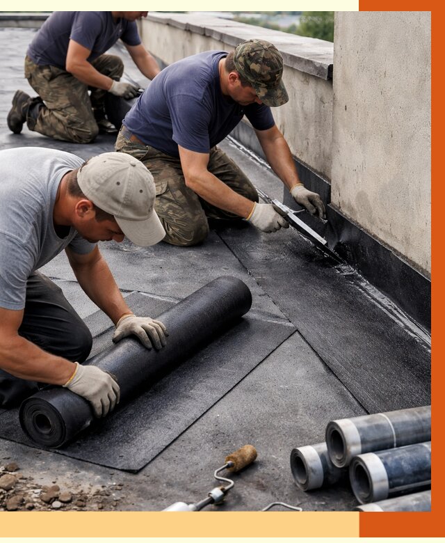 Гидроизоляция кровли в Еманжелинске от 4622 руб. — профессиональная гидроизоляция крыши | ТепломастерМнж