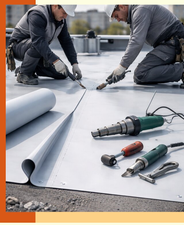 Гидроизоляция мембранной кровли в Еманжелинске: монтаж и ремонт быстро