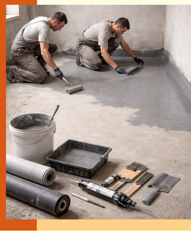 Гидроизоляция пола в Еманжелинске — надежная защита от влаги и протечек