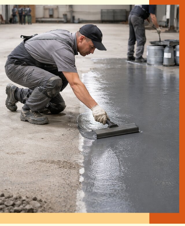 Гидроизоляция промышленного пола в Еманжелинске от 1233 руб./м2 — ТепломастерМнж специалисты под ключ