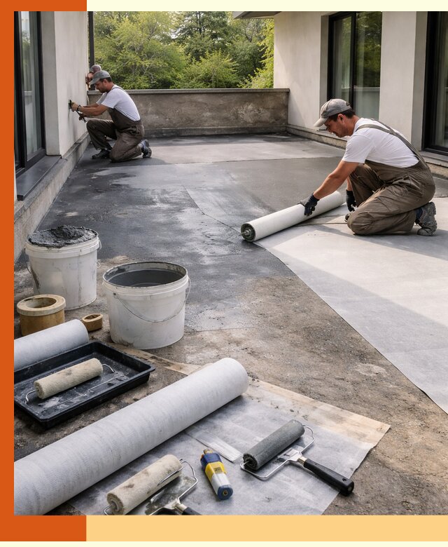 Гидроизоляция террасы в Еманжелинске — надежная защита от влаги и протечек