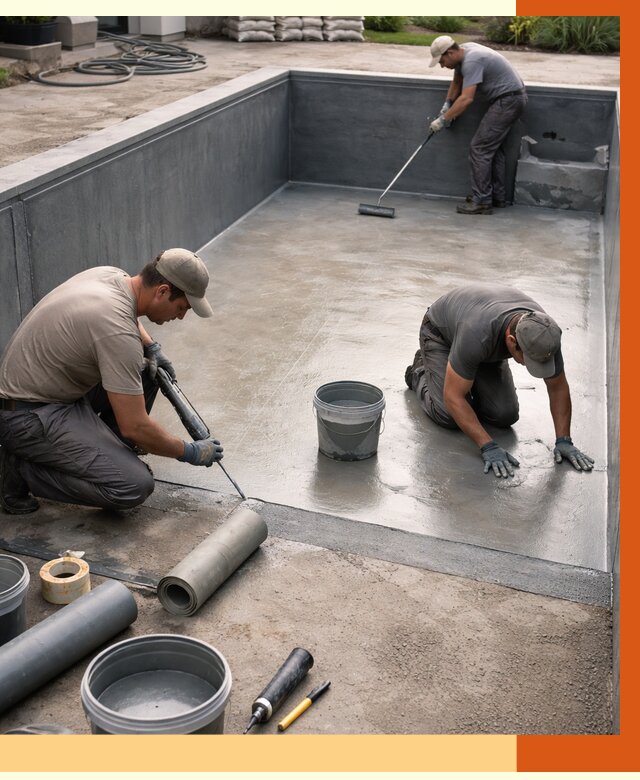 Профессиональная гидроизоляция бассейна в Еманжелинске от 6676 руб. за м2 | ТепломастерМнж