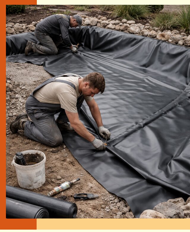 Гидроизоляция пруда в Еманжелинске: надежная защита и герметизация