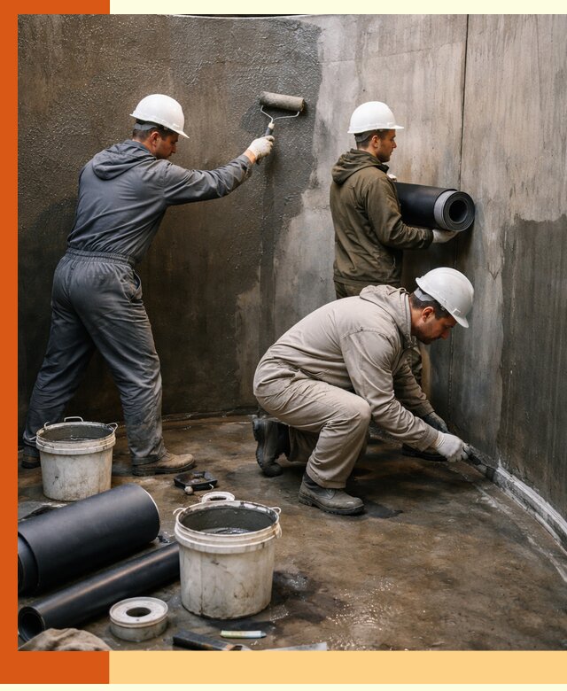 Гидроизоляция резервуара профессионально в Еманжелинске