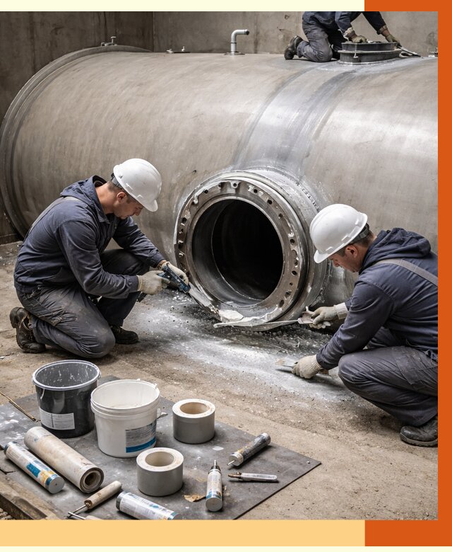 Гидроизоляция резервуара с топливом в Еманжелинске от 77033 руб. под ключ | ТепломастерМнж