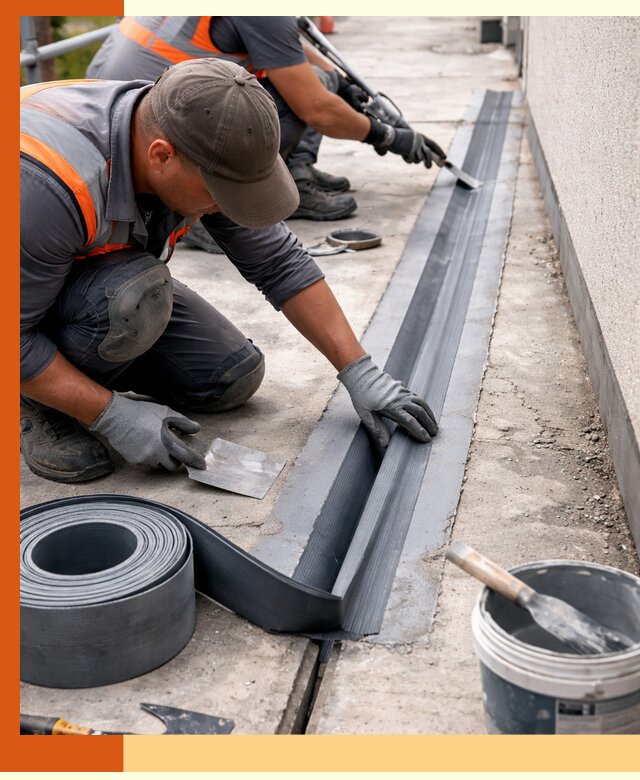 Гидроизоляция деформационного шва в Еманжелинске профессионально и надежно