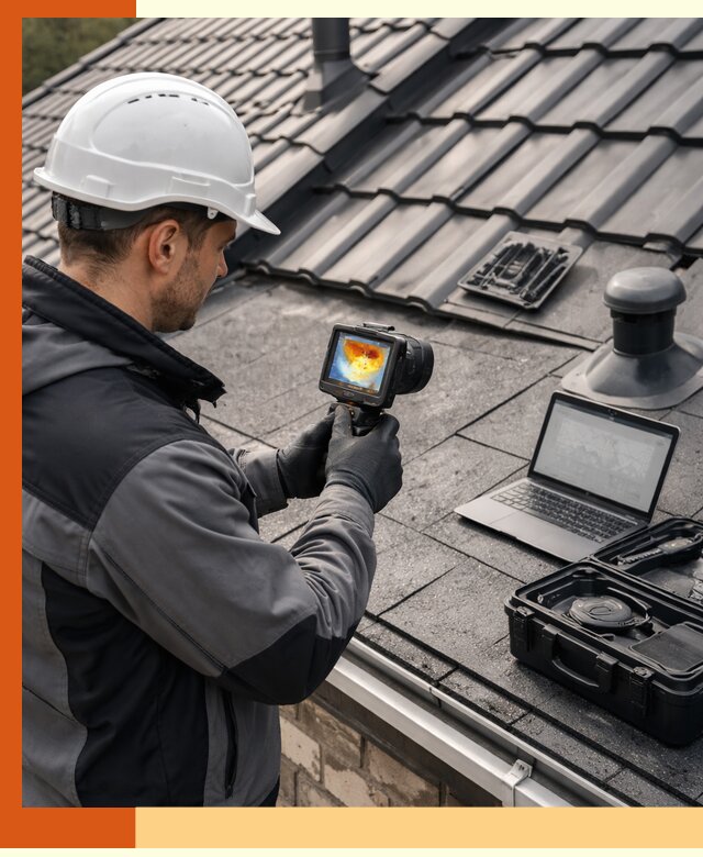 Тепловизионное обследование кровли в Еманжелинске для выявления дефектов