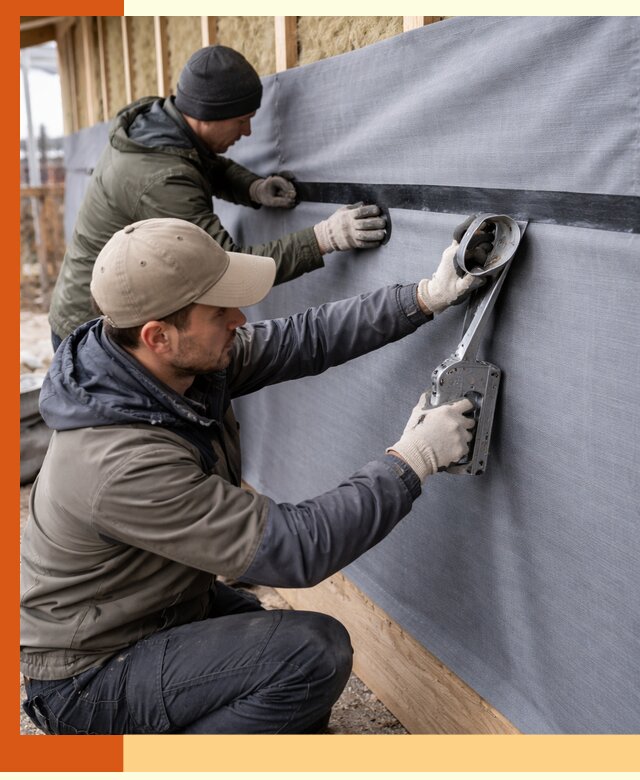 Монтаж ветроизоляции зданий и конструкций в Еманжелинске