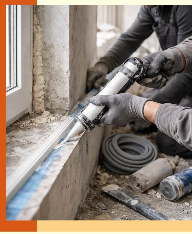 Герметизация стыков и примыканий зданий в Еманжелинске