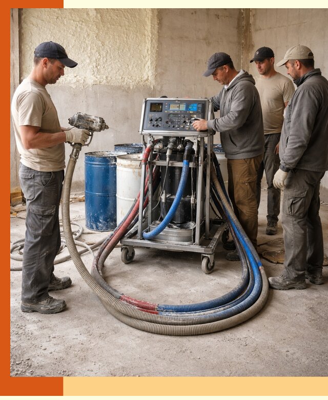 Аренда установки для напыления ППУ в Еманжелинске на выгодных условиях